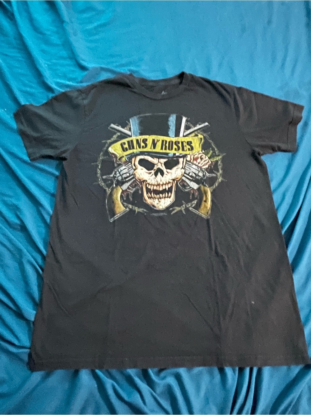 Bravado Black Guns N' Roses Skull Graphic Tee